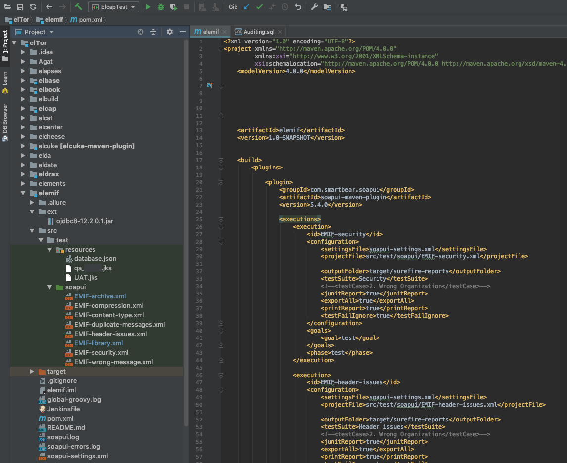 IntelliJ project for SoapUI projects