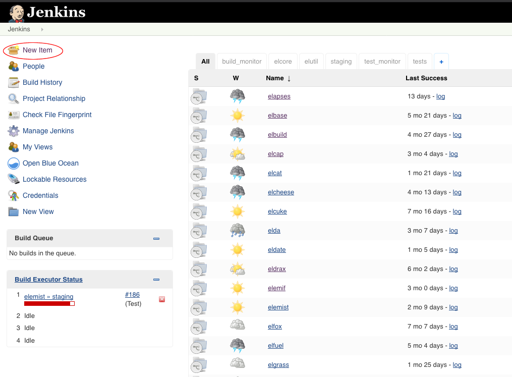  Jenkins classic user interface web console